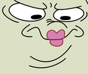 funny face squint lips Slack emoji