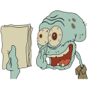 crazy squidward Slack emoji