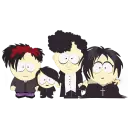 south park goth kids Slack emoji