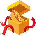 hotdog gift Slack emoji