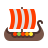 viking ship color Slack emoji
