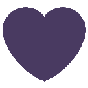 purple heart simple Slack emoji