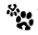 paw print black Slack emoji