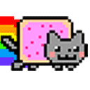 nyancat big Slack emoji