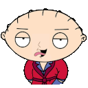 stewie smirk suit Slack emoji