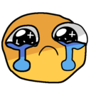 he cried e Slack emoji