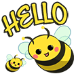 beehello e Slack emoji
