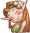 blush elf q Slack emoji