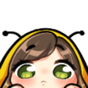 b girl peek e Slack emoji