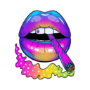 blunt lips e Slack emoji