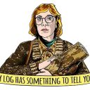 twin peaks log lady Slack emoji