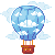 hotair balloon e Slack emoji