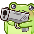 froggy gun e Slack emoji
