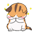 cat blush happy Slack emoji