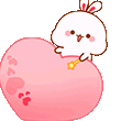 chick hug heart Slack emoji