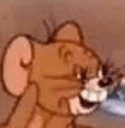 tom jerry grin pair Slack emoji