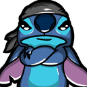 stitch thug e Slack emoji