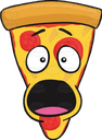 pizza scared e Slack emoji
