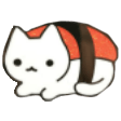 cat sushi e Slack emoji