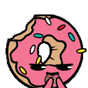 donut eat e Slack emoji