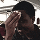 dabbing sweat Slack emoji