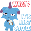 itsjustcoffee e Slack emoji