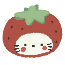 strawberry kittenq Slack emoji