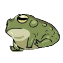 frog chill relaxed Slack emoji