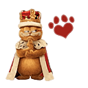 garfield king e Slack emoji