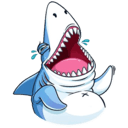 haha shark e Slack emoji