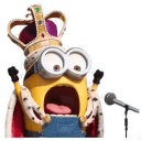 king minion e Slack emoji