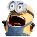 minionscreamq Slack emoji