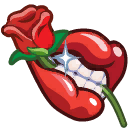 flower lips e Slack emoji