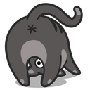 cat bum e Slack emoji
