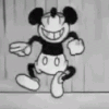 black and white mouse dance Slack emoji