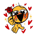 cool bird heart hands Slack emoji