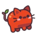 cute cat smile tail Slack emoji