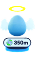 egg hatched halo Slack emoji