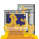 computer fire Slack emoji