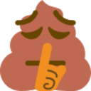poop shh e Slack emoji
