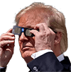 trump eclipse glasses Slack emoji