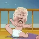 baby trump tantrum Slack emoji