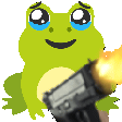 froggy kill Slack emoji