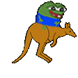 frog flag kangaroo rideq Slack emoji