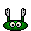 green bounce Slack emoji