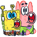 spongebob patrick shoutq Slack emoji