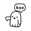 boo ghost q Slack emoji