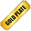 gold plate Slack emoji