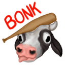 bonk cowq Slack emoji