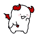 devil tehe q Slack emoji